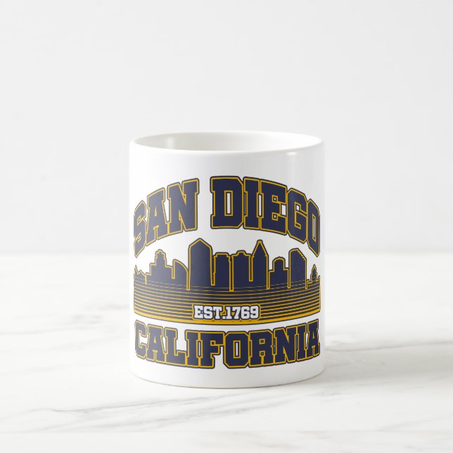 San Diego,California Coffee Mug (Center)