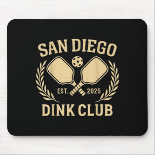San diego california dink pickleball club athletic mouse pad