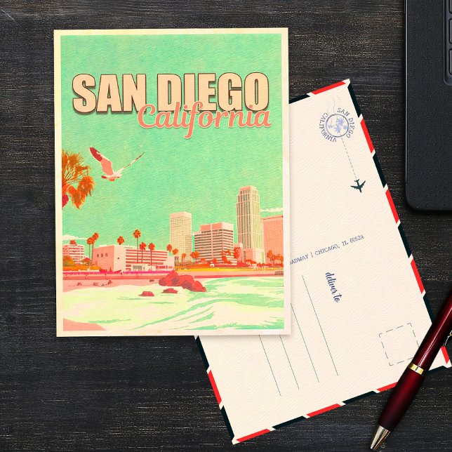 San Diego California Downtown Souvenirs 1950s Postcard (Creator Uploaded)