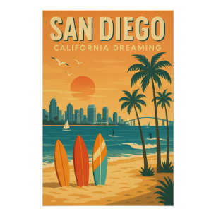 San Diego – California Dreaming Poster