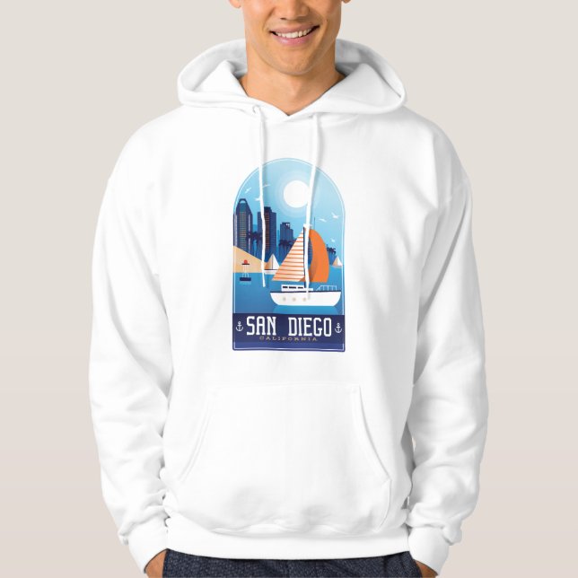 San Diego California Hoodie (Front)