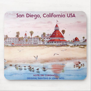 San Diego, California, HOTEL DEL CORONADO Mouse Pad