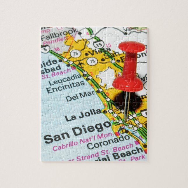 San Diego, California Jigsaw Puzzle (Vertical)