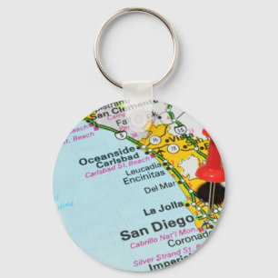 San Diego, California Key Ring