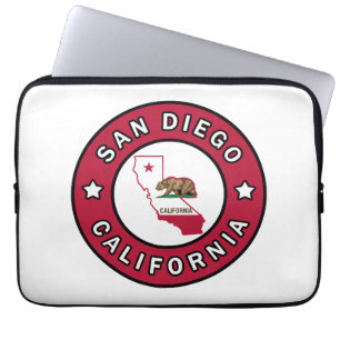 San Diego California Laptop Sleeve