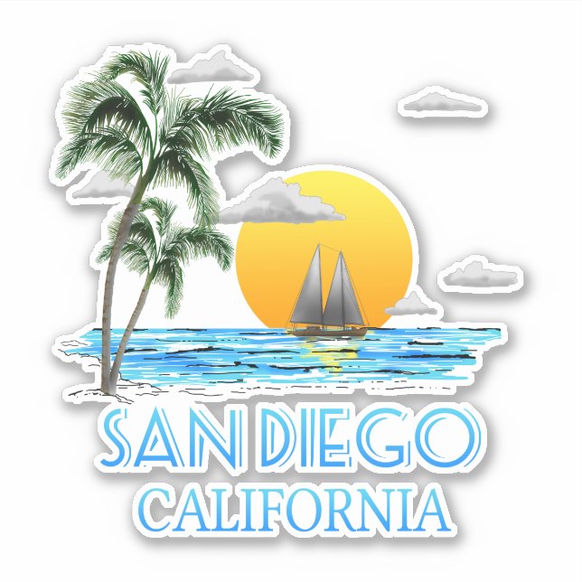 San Diego California Sailing (Front)