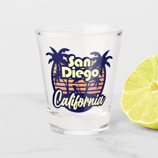 San Diego California Shot Glass (Front)