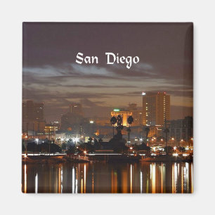 San Diego, California skyline Magnet