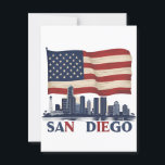 San Diego California Skyline–Modern Cityscape Art Postcard<br><div class="desc">Celebrate the charm of Southern California with this stunning San Diego skyline design, featuring a sleek and artistic depiction of the city’s iconic downtown architecture. From the silhouette of soaring skyscrapers to the serene coastal horizon, this design captures the energy and elegance of San Diego, California. Perfect for city lovers,...</div>