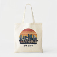 San Diego California Skyline–Modern Cityscape Art