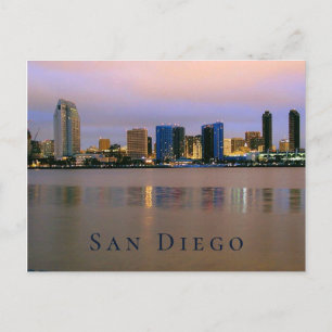 San Diego , California Skyline Postcard