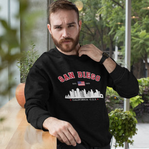 San Diego California Skyline West Coast Vibes Sweatshirt
