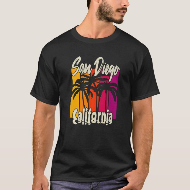 San Diego California   T-Shirt (Front)