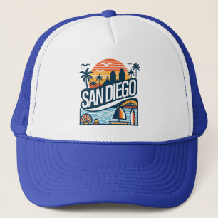 San Diego California Trucker Hat