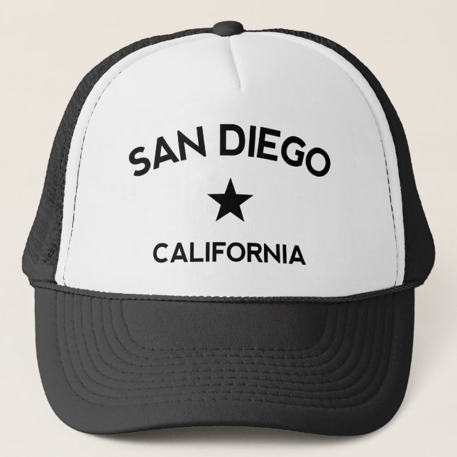 San Diego California Truckers Cap (Front)
