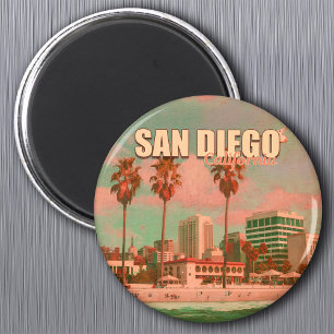 San Diego California Vintage Souvenirs 1950s Magnet