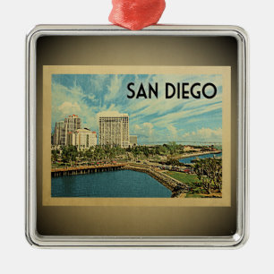 San Diego California Vintage Travel Ornament