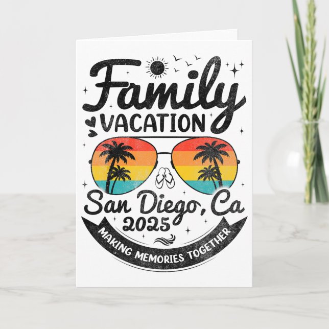 San Diego  Card (Front)