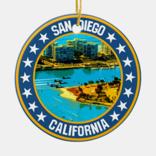 San Diego Ceramic Tree Decoration