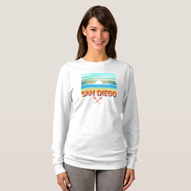 San Diego Design - Basic Long Sleeve T-Shirt (Front Full)