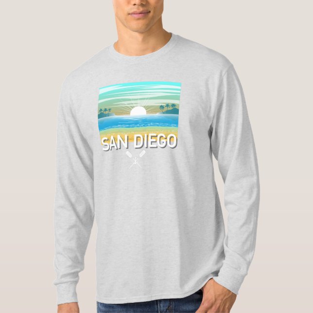 San Diego Design - Basic Long Sleeve T-Shirt (Front)