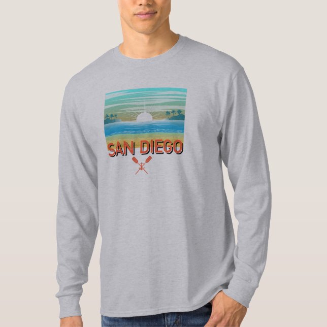 San Diego Design - Basic Long Sleeve T-Shirt (Front)