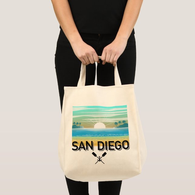 San Diego Design - Grocery Tote Bag (Front (Product))