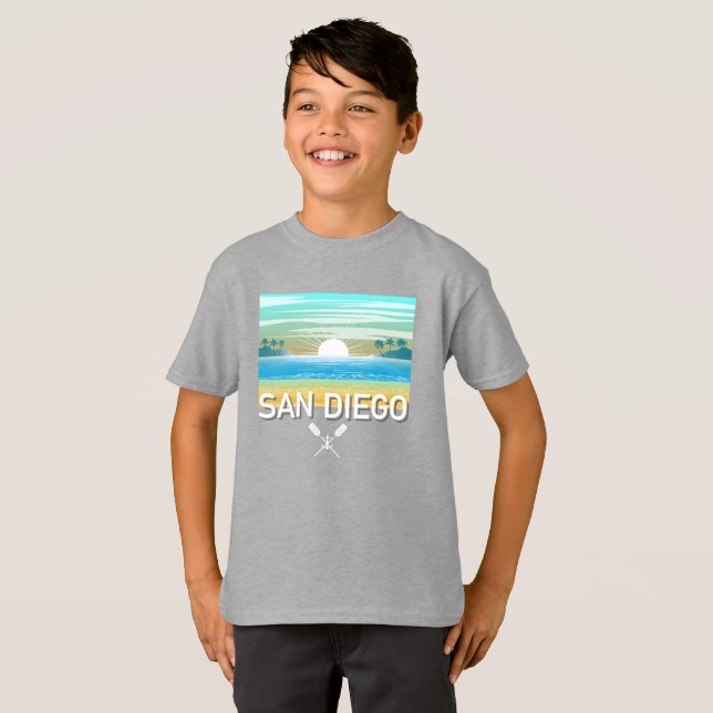 San Diego Design - Kids' Basic T-Shirt (Front Full)