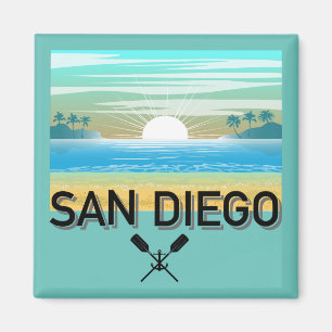San Diego Design - Square Magnet