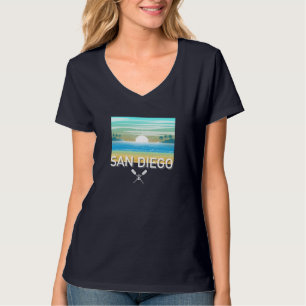 San Diego Design - Women's Basic V-Neck T-Shirt