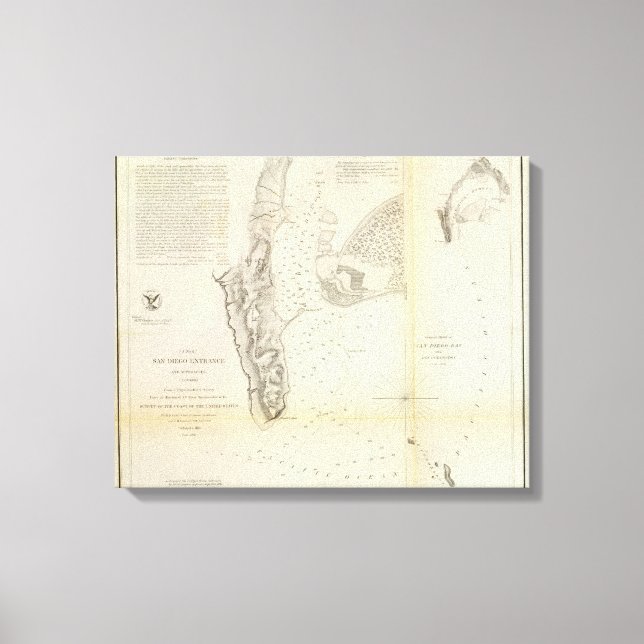 San Diego Entrance Canvas Print (Front)