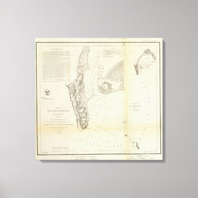 San Diego Entrance Canvas Print (Front)