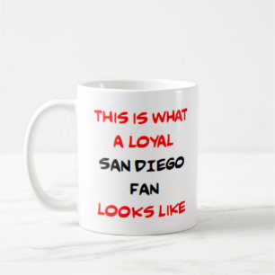 san diego fan, loyal coffee mug