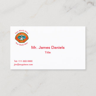 San Diego Fire Department Emblem Business Card