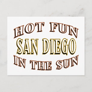 San Diego Fun Postcard