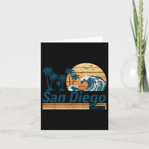 San Diego Group Matching Family Vacation Summer Card