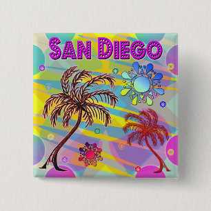 San Diego Happy and Hope Button