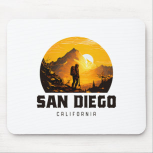 San Diego Hiking Outdoors Souvenir Mouse Pad