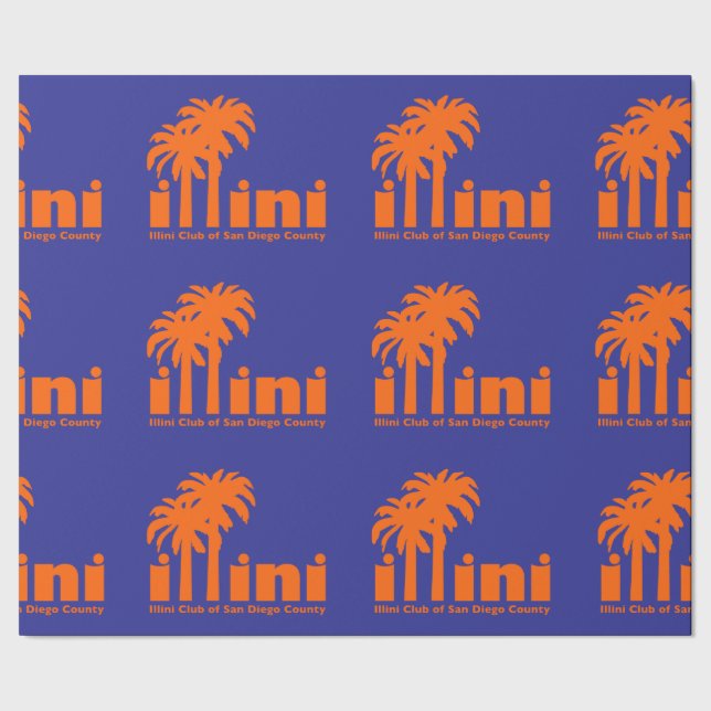 San Diego Illini Wrapping Paper (Seam)