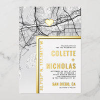 San Diego Love Locator | City Themed Wedding