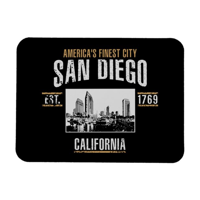 San Diego Magnet (Horizontal)