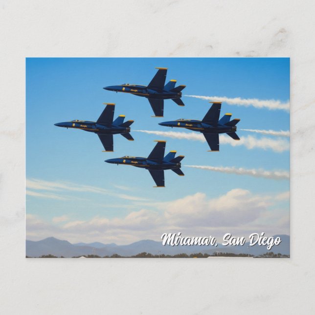 San Diego Miramar Air Show  Postcard (Front)