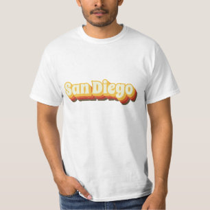 San Diego Retro Vintage Text T-Shirt