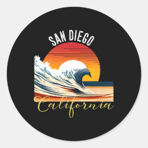 San Diego San Diego Classic Round Sticker