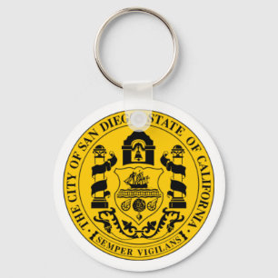 San Diego Seal Key Ring