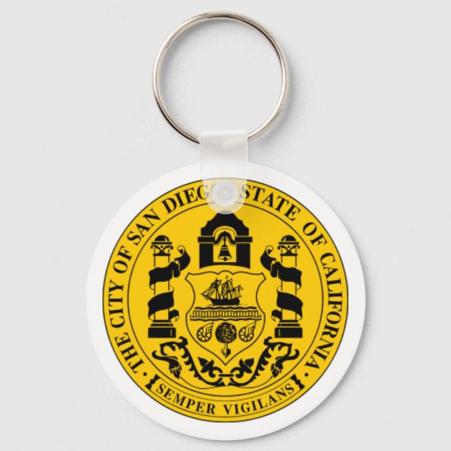 San Diego Seal Key Ring (Front)