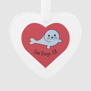 San Diego Seal Ornament