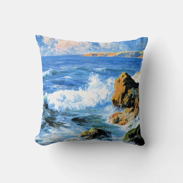 San Diego Shores, fine art, Cushion (Front)