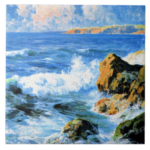 San Diego Shores, fine art, Tile