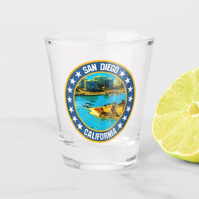 San Diego                                          Shot Glass (Front)